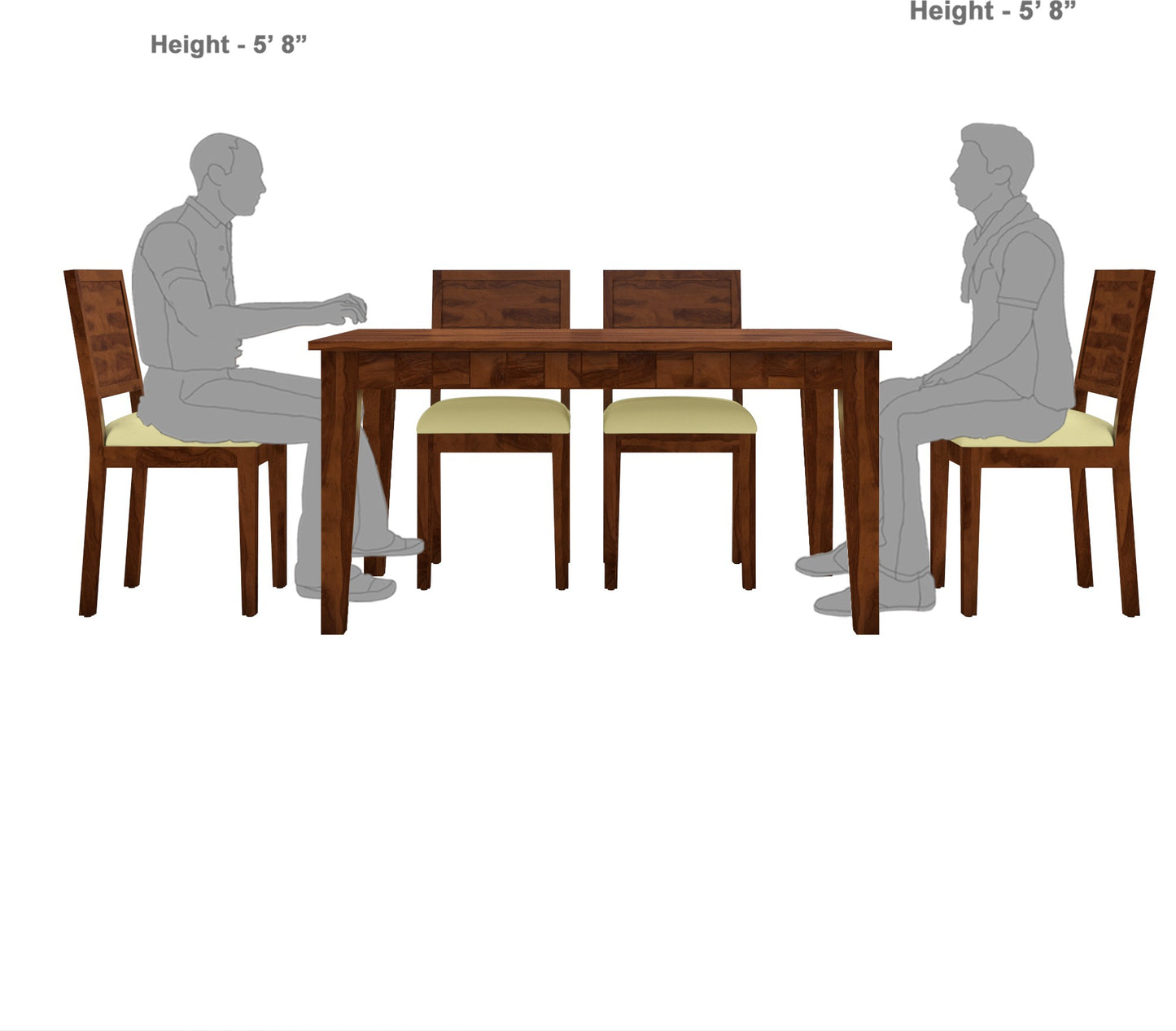 Antilia Sheesham Wood Dining Table Set – Pick Your Style: 4-Seater, 6-Seater, Bench, or Individual Pieces