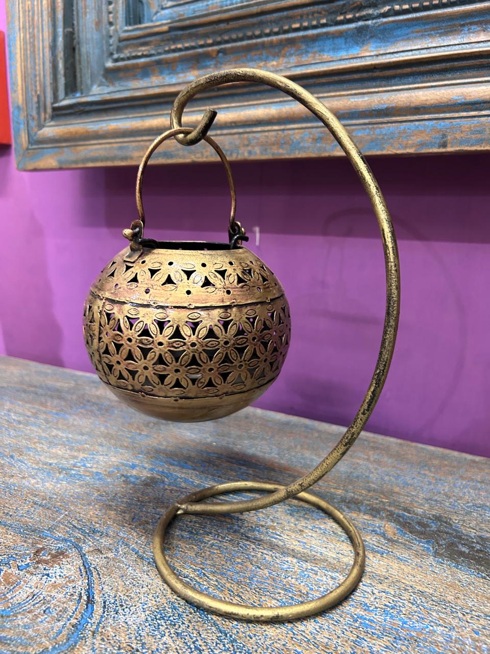 Metallic Floating Candle Stand