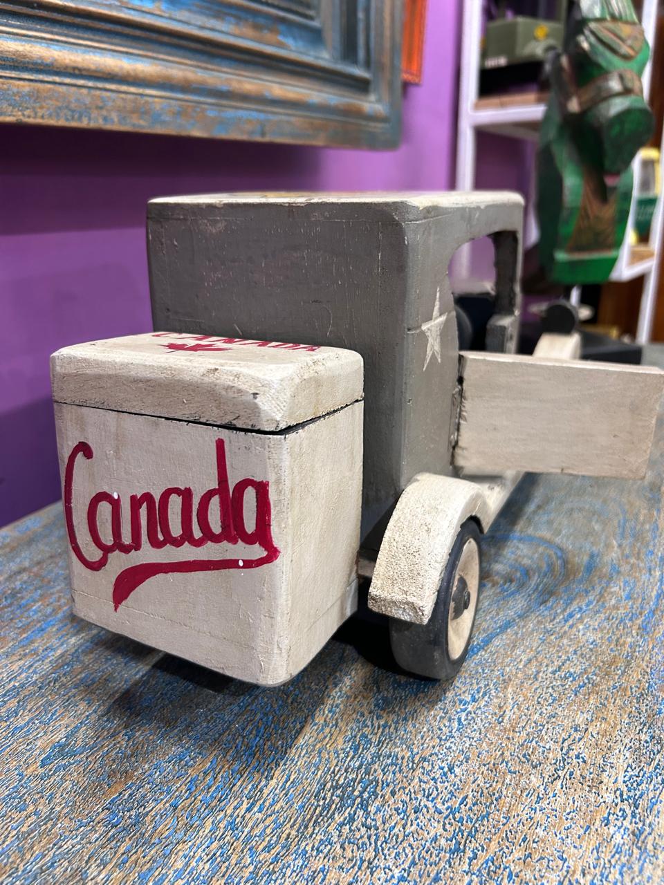 Vintage Jeep Canada Home Decor