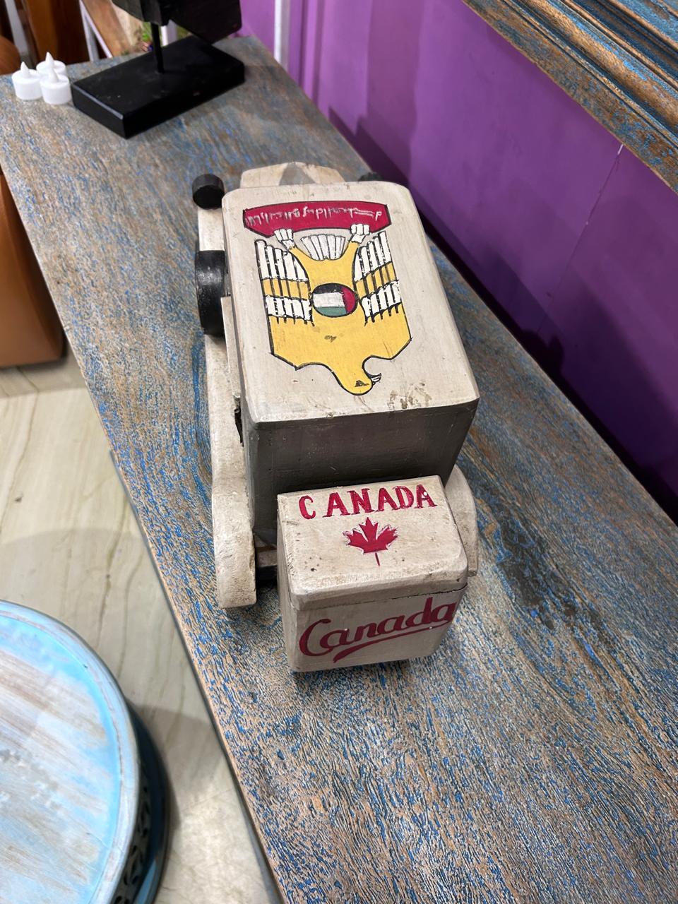 Vintage Jeep Canada Home Decor