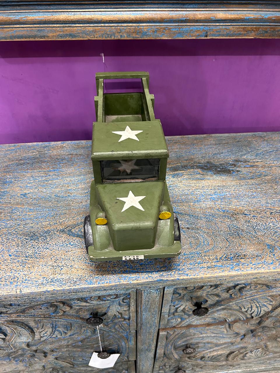 Vintage Military Truck Home Decor