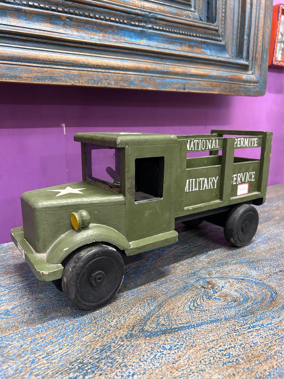 Vintage Military Truck Home Decor