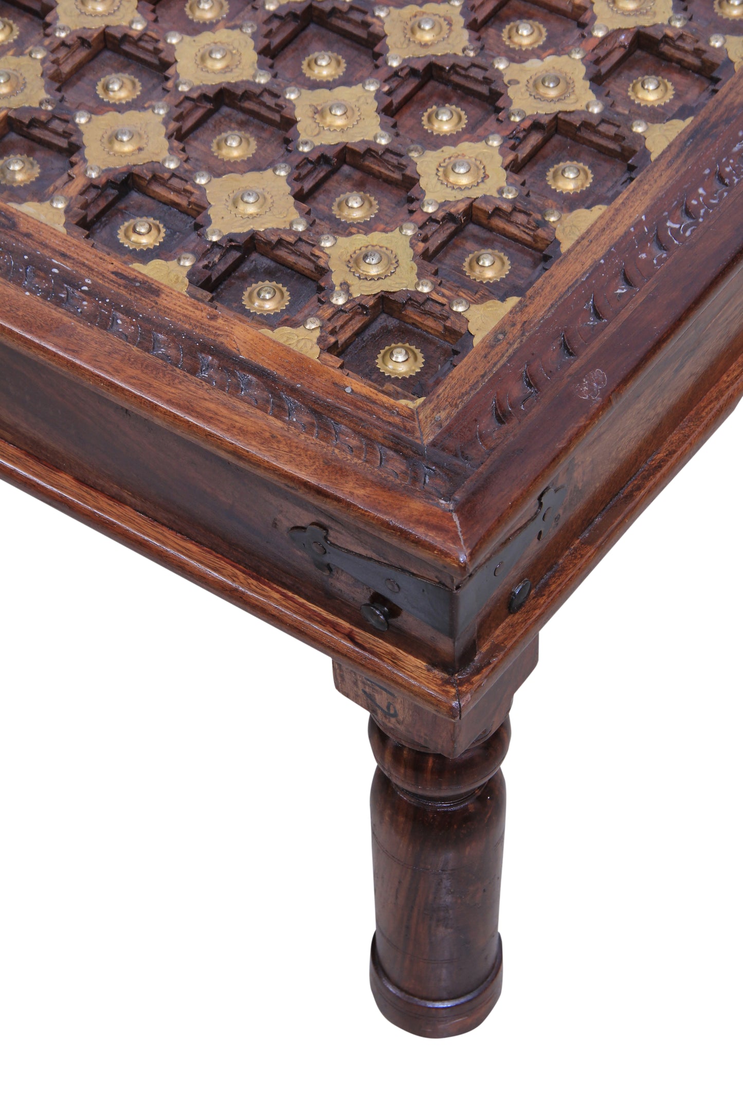 Rajasthan Rerun Centre Table by Induscraft of Solid Sheesham Wood