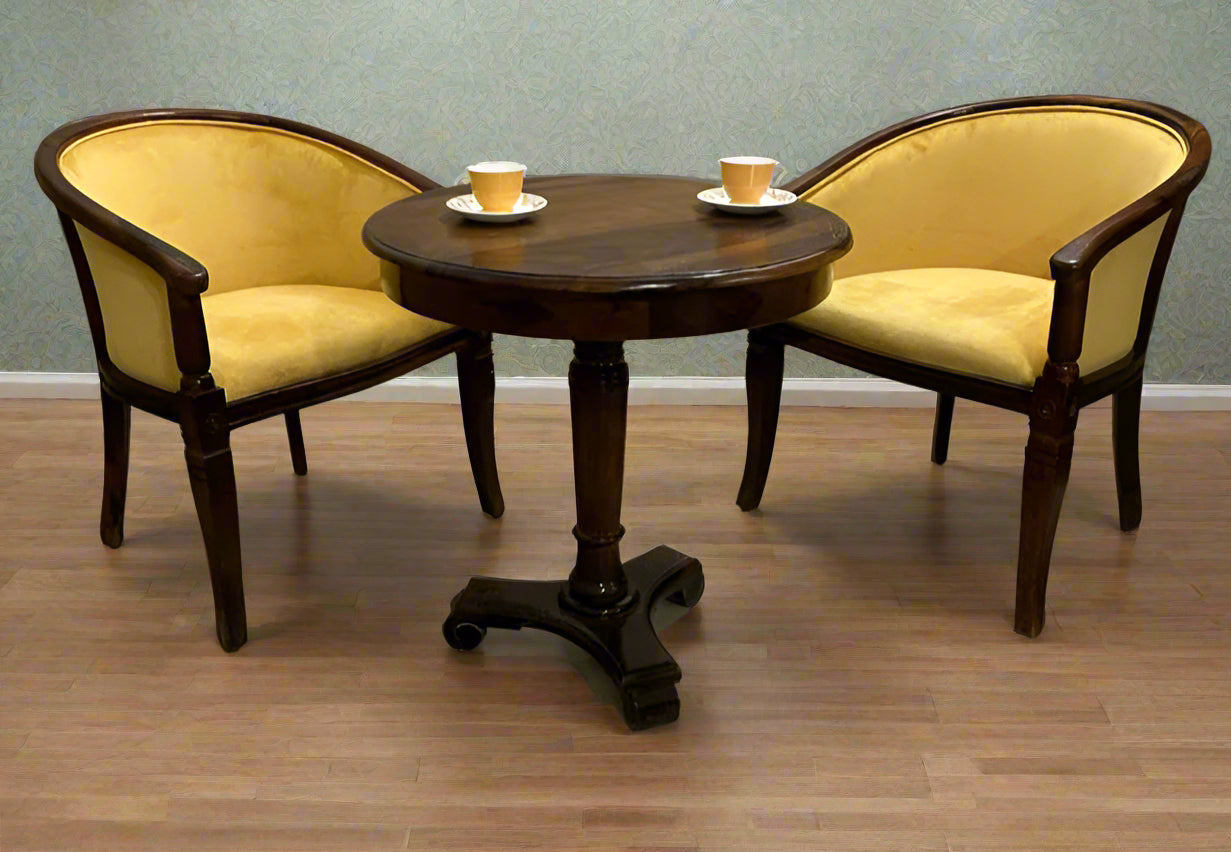 Catherine Chair and table set by Induscraft of Solid Sheesham Wood :: Customise configuration
