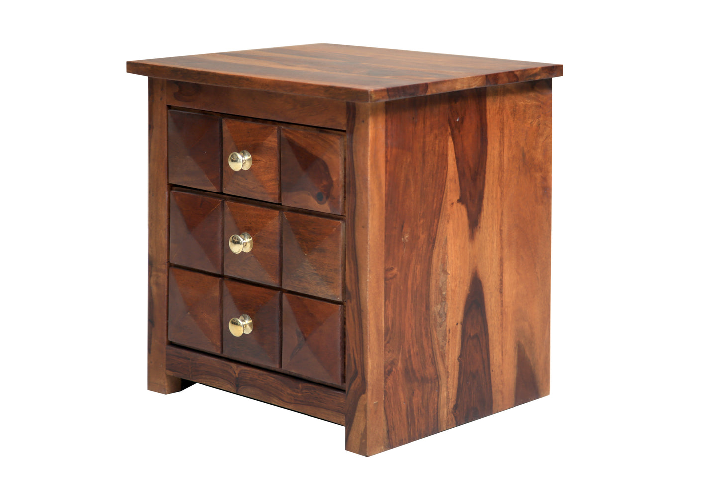 Antilla Bedside by Induscraft in Solid Sheesham Wood