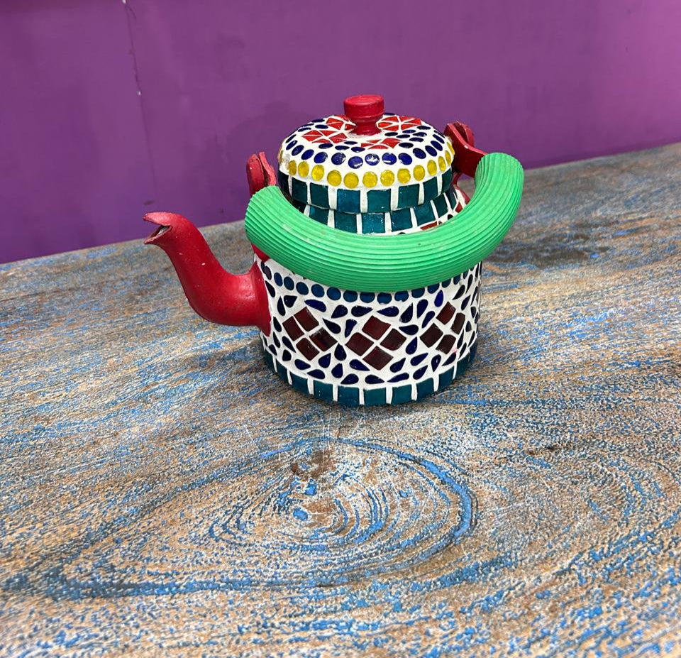 Ethnic Colourful Kettle Decor
