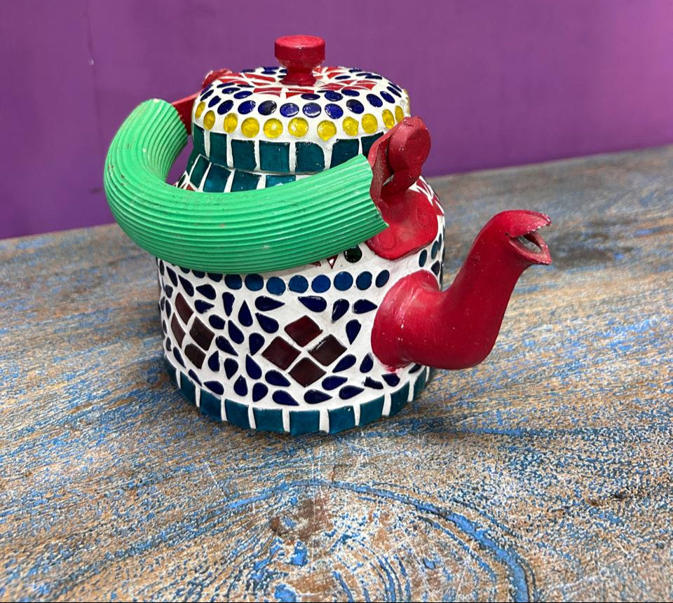 Ethnic Colourful Kettle Decor