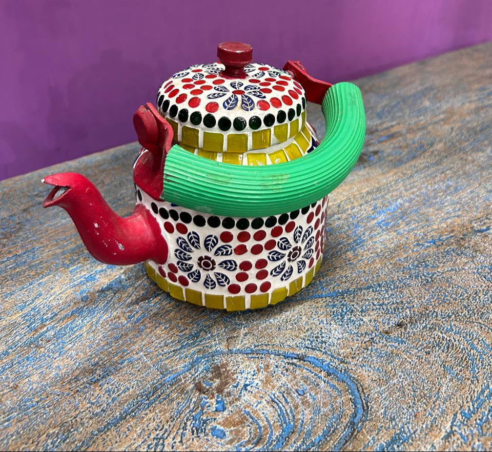 Ethnic Colourful Kettle Decor