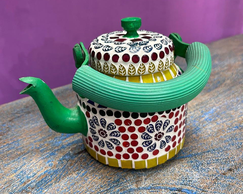Ethnic Colourful Kettle Decor