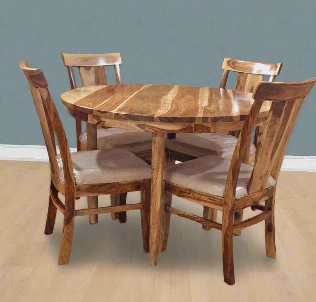 Yeshua Solid Wood Dining set : Choose a 4-Seater, 6-Seater, or Individual Pieces