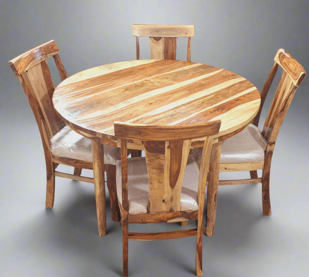 Yeshua Solid Wood Dining set : Choose a 4-Seater, 6-Seater, or Individual Pieces