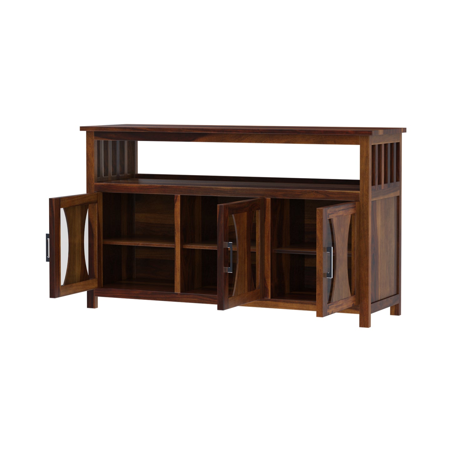 Yeshua Sideboard in Solid Sheesham Wood by INDUSCRAFT