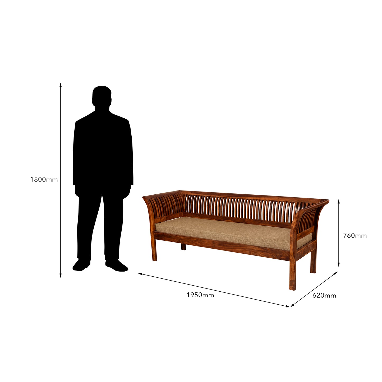 Fabina Customizable Sofa Set – 3-2-1 or Single Seating Options :: Comfortable & Space saving