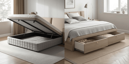 Hydraulic vs Drawer Storage Beds