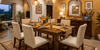 Indian dining room furniture setup - solid wood dining table by Induscraft