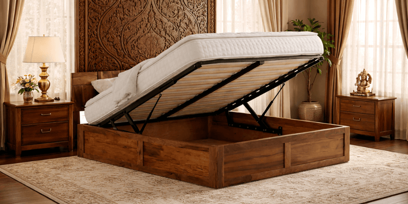Sheesham Wood King Size Bed with Hydraulic Storage: Buying Guide