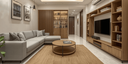 Small living room furniture ideas - compact interior design by Induscraft