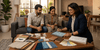 Interior designer consultation in an Indian home — interior design services