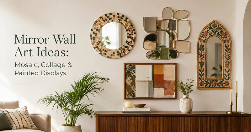 Mirror Wall Art Ideas: Mosaic, Collage & Painted Displays