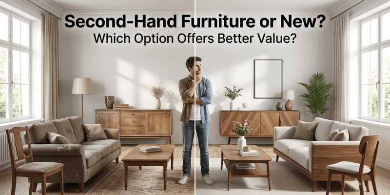 Second-Hand Furniture or New? What Indian Homeowners Should Know Before Deciding