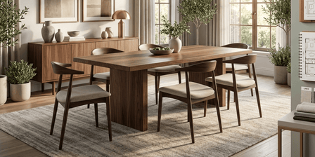 Setting up a dining room from scratch - furniture-first approach by Induscraft