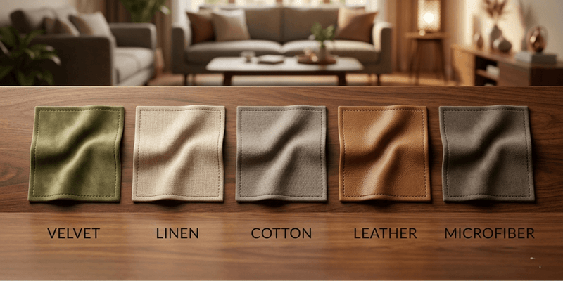 Upholstered Furniture Explained - How to Choose the Right Sofa Fabric for Indian Homes
