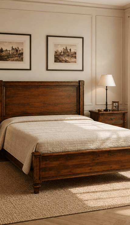 Modern Sheesham Wood Bedroom Sets for Small Apartments