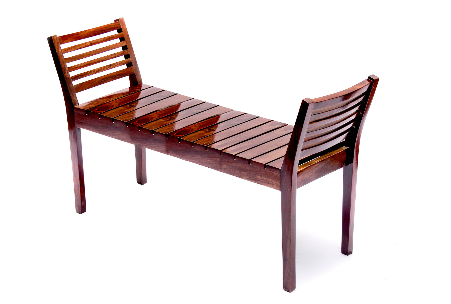 Butterfly Bench by Induscraft in Solid Sheesham Wood 2 Seater