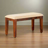 Keya Sheesham Wood Modern Upholstered Seat Bench