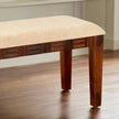 Keya Sheesham Wood Modern Upholstered Seat Bench