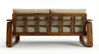 Brahmika Solid Wood Sofa – 3 Seater