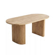 Sienna Solid Wood Oval 6 Seater Dining Set with Cane Chairs