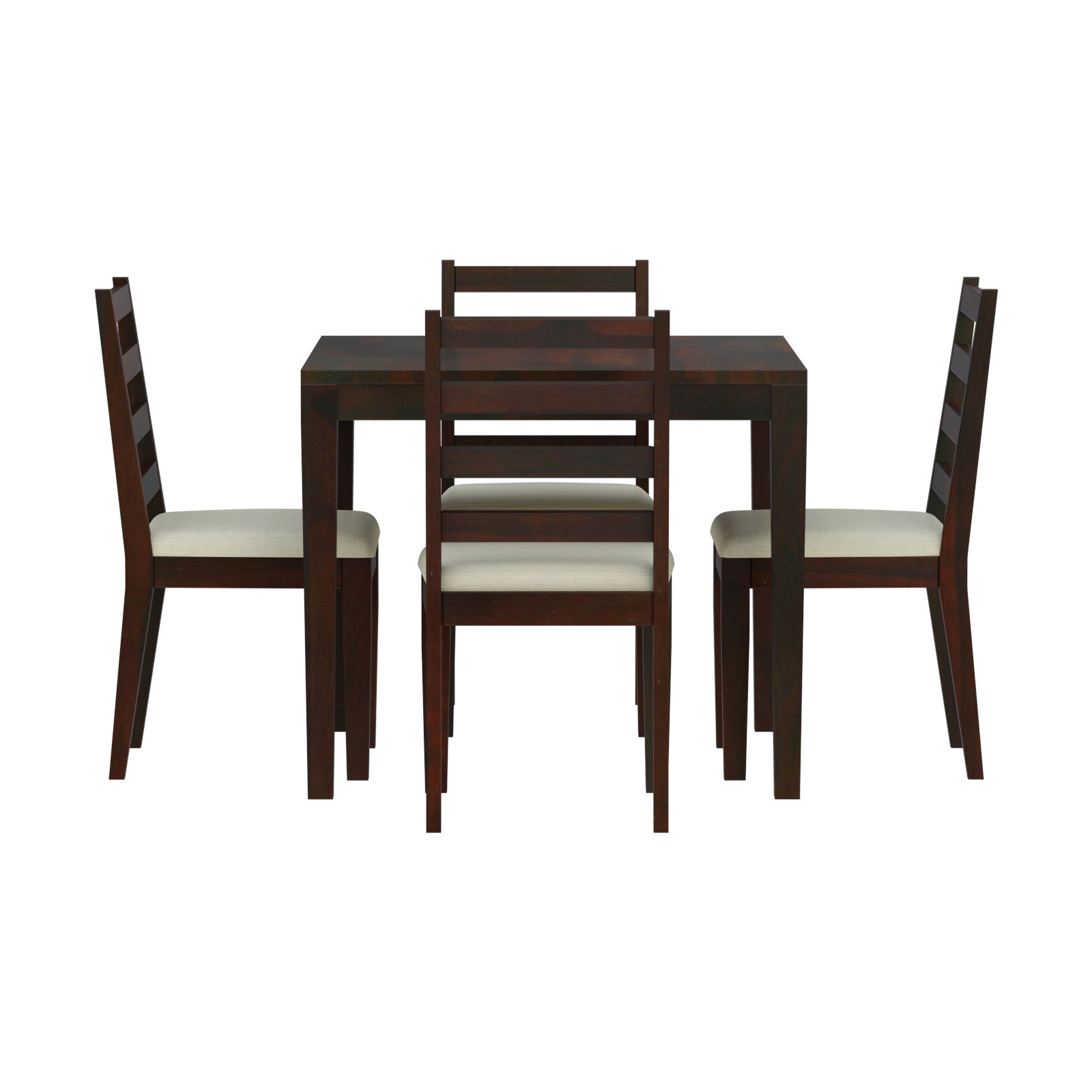 Easter Contemporary 6 Seater Rectangular Sheesham Wood Dining Set - Induscraft
