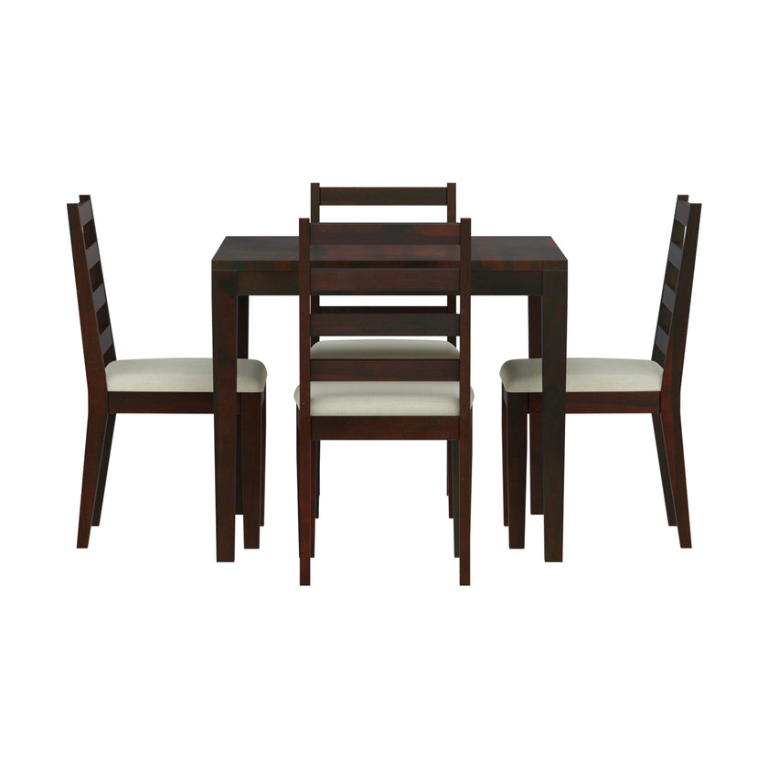 Easter Contemporary 6 Seater Rectangular Sheesham Wood Dining Set - Induscraft