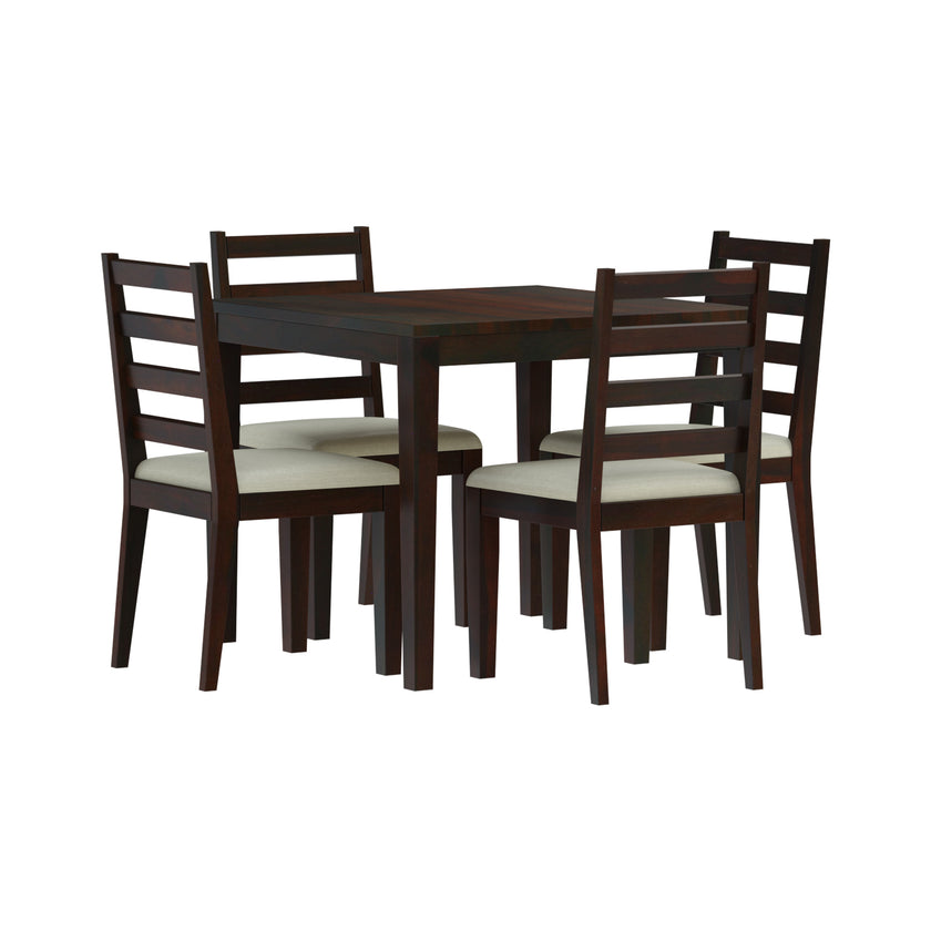 Easter Contemporary 6 Seater Rectangular Sheesham Wood Dining Set - Induscraft