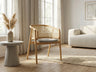 Brentwood Cane Back Solid Wood Armchair