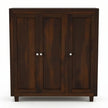 Solid Wood Shoe Storage Cabinet 3 Door Shoe Rack Organizer