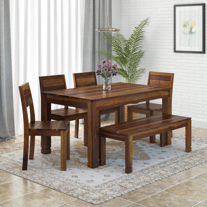 "Gangam" Solid Wood Dining set : Choose a 4-Seater, 6-Seater, or Individual Pieces