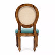 Anvira Solid Wood Oval 6 Seater Dining Set with Cane Chairs