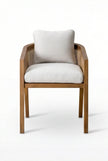 Carnell Solid Wood Cane Lounge Chair