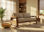 Brahmika Solid Wood Sofa – 3 Seater