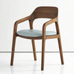 Claytopia Sculpted Solid Wood Armchair