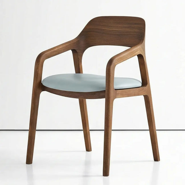 Claytopia Sculpted Solid Wood Armchair