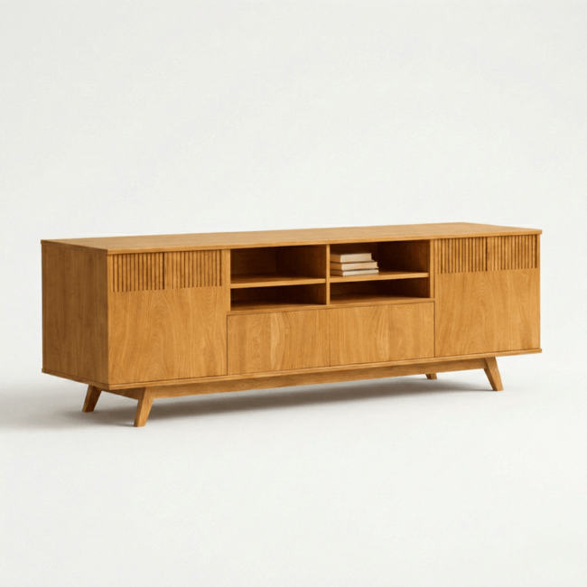 Karui Contemporary TV Cabinet with Stilted Door