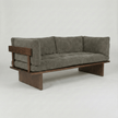 Shelby Solid Wood Upholstered Sofa - Structured Calm with Quiet Authority by Induscraft