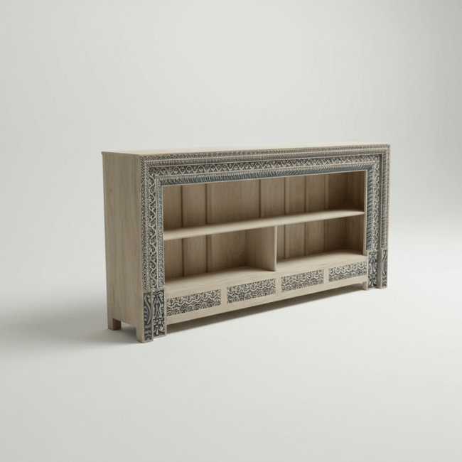 Meher Display Cabinet in Teak Wood