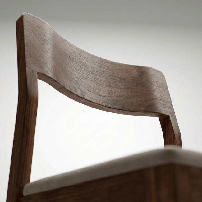 Sylvia Sheesham Wood Chair with Comfortable Upholstered Fabric Seat (Set of 2)