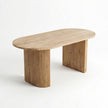 Acacia Wood Oval Dining Set – Option 2