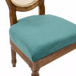 Anvira Solid Wood Oval 6 Seater Dining Set with Cane Chairs