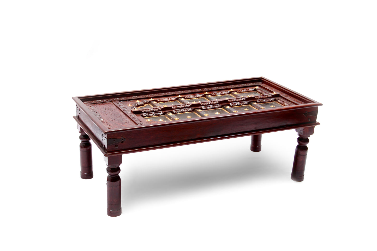 Doorway 2 Rajasthan Centre Table by Induscraft in Solid Sheesham Wood